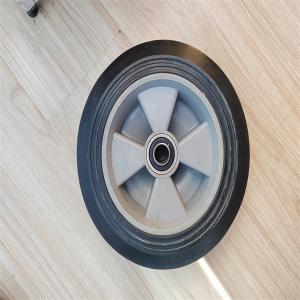 Wholesale Wagon 8 Inch Solid Rubber Wheels Flat Replacement Solid Rubber Tires For Hand Truck from china suppliers