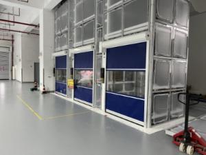 Wholesale Galvanized Steel PVC Industrial Fast Door 2m/s 900N / 800N Tear Resistance from china suppliers