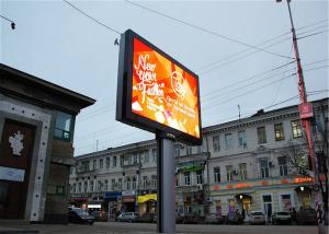 Wholesale DIP P10 Outdoor Advertising Led Display Screen 6000cd/sqm Brightness Energy Saving from china suppliers