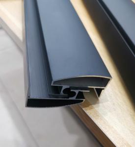 Wholesale Aluminium Shower Profile For Bathroom Top Track with Powder Coating Anodized Black from china suppliers