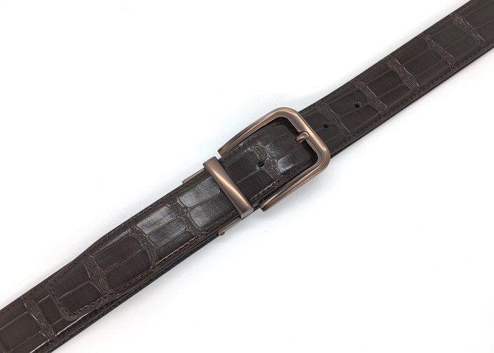 Rotate Buckle Reversible 3.5CM Mens Casual Leather Belt