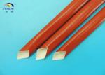 Self - Extinguishing Expandable Fiberglass Sleeving / Heat Treatment Fiberglass