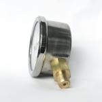 50mm -1 bar Radial Mounting Stainless Steel Case Oil filled Vacuum Pressure