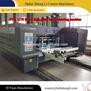 Lead Edge Feeder Corrugated Box Maker Machine
