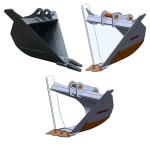 Trapezoidal Excavator Rock Bucket Q355B 20 Tonne Excavator V Ditch Bucket