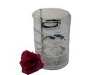 Rotating Acrylic Jewelry Display Case , 4 Tiers Round Acrylic Jewellery Display