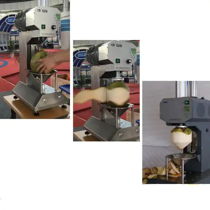 220V Food Processing Machines Electric Automatic Coconut Skin Peeling Machine
