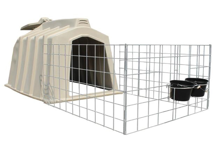 Livestock ISO Plastic Calf Shelters Poly Dome Calf Hutch