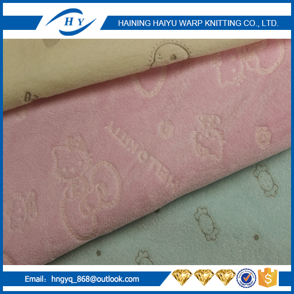 soft velboa animal viscoese fabric for toys