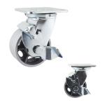 4 Inch 200kg Capacity Swivel Heavy Duty Furniture Castors With Roller Bearing