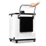 200W Hair Salon Fume Extractor White Color / Digital Display nail fume extractor