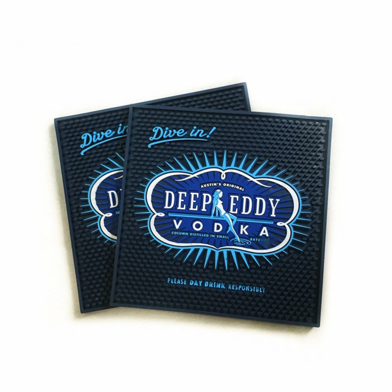 Promotional PVC bar mat PVC logo customized