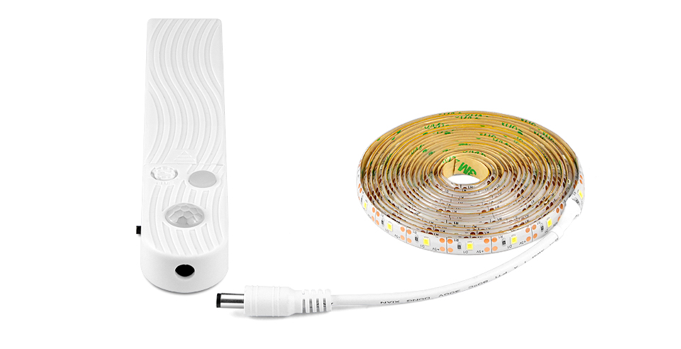 4100K Battery Motion Sensor LED Strip For Kitchen Under Cabinet