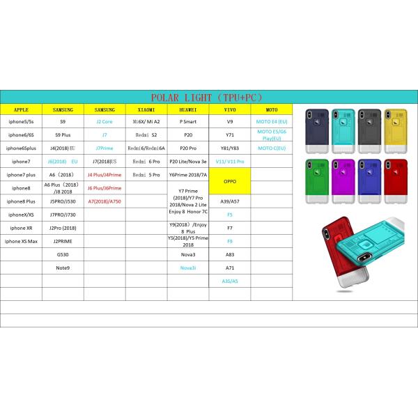 Color Transparent Polar Light PC TPU Protective Case Back Cover For Xiaomi Mi A2 Redmi S2 Redmi6/Redmi6A Redmi 6 Pro