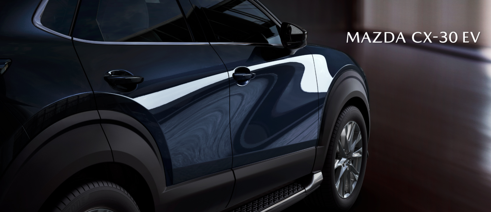 450 km Range Mazda CX 30 EV Electric Vehicle Car in White/Blue/Red/Platinum Steel Gray/Extreme Gray with from Mazda