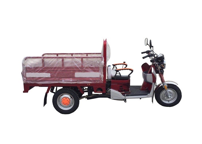 50cc 110cc 125cc Three Wheel Cargo Motorcycle , Motorized Cargo Trike / Moped