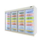 Green Health Upright Display Freezer Commercial Beverage Showcase Cooler 2250L