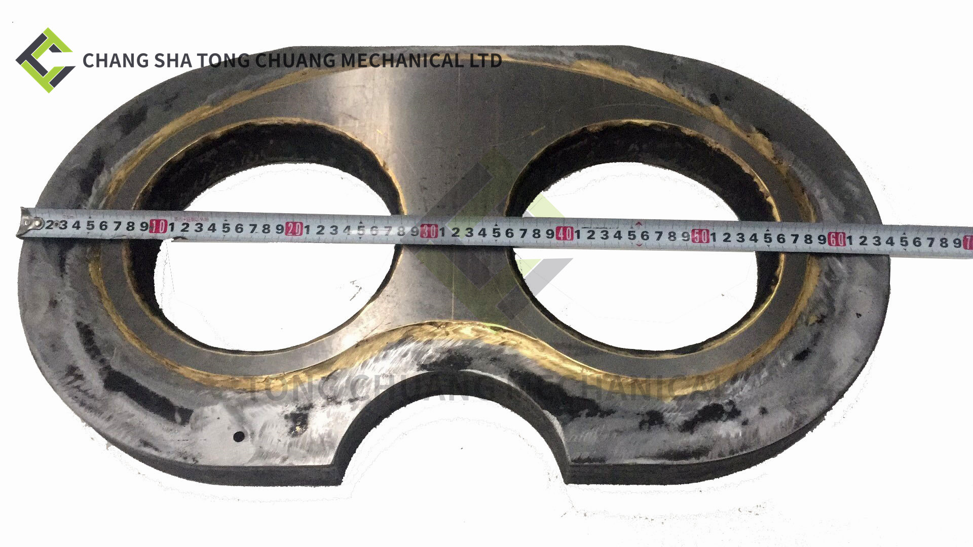 Zoomlion High pressure Concrete Trailer Pump Spare Parts Double Alloy Wear Plate 000190204A0000015