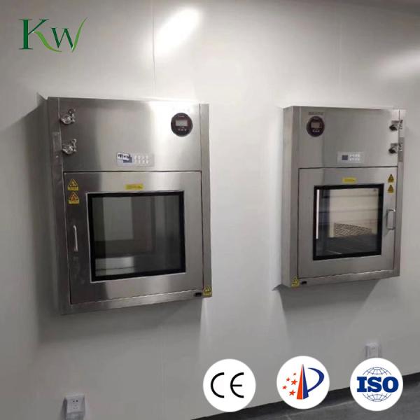 SUS304 Mushroom Hospital Cleanroom Dynamic Pass Box Clean Room For Lab