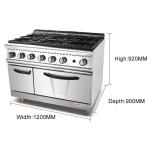 Low Noise Gas Valve Commercial Food Machine with Customizable Temperature
