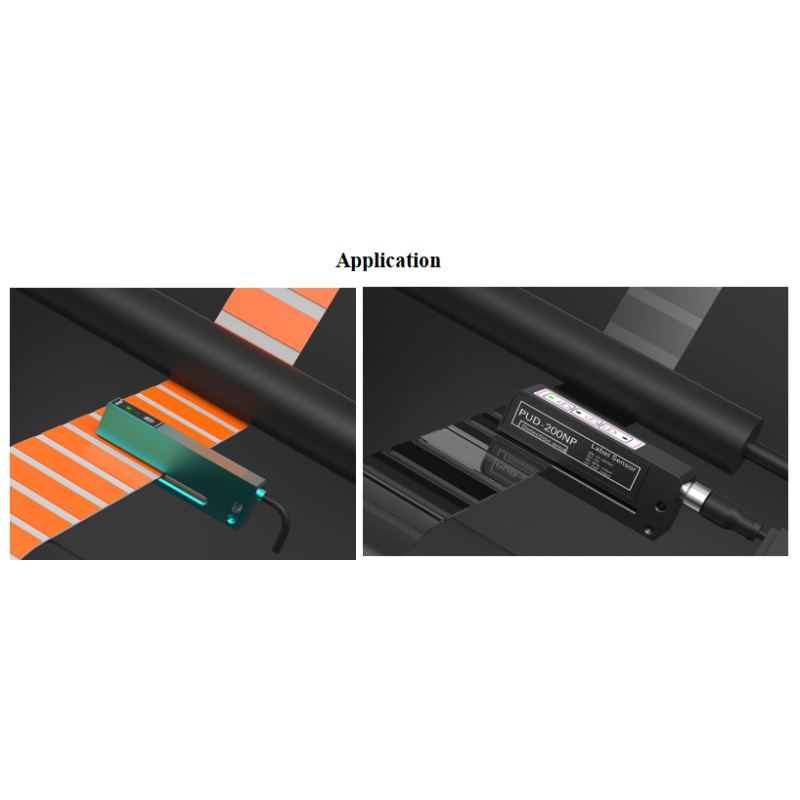 IP65 Transparent Label Sensor Detection Inspecting Counting Opaque Transparent Printed Labels