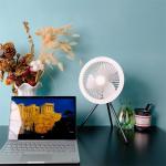 HEBRONFAN Portable Battery Powered Operated Fan For Camping Tent