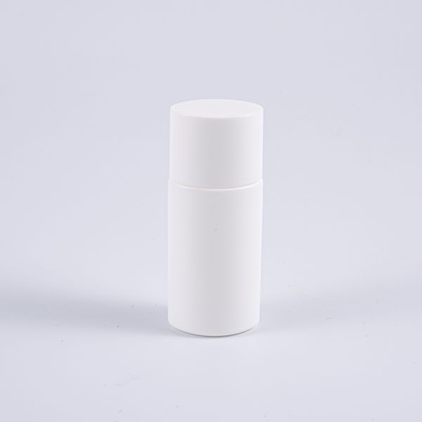 Oval Shape White 15ml PE Sunscreen Bottle