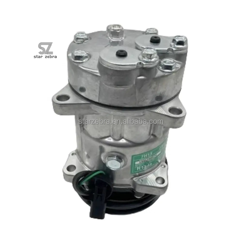 EC 210 Excavator Spare Parts 24V Air Conditioning Compressor for Building Material Shops Benefit