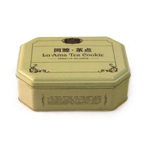Wholesale Antique octagonal tea cookie metal tins wholesale from china suppliers