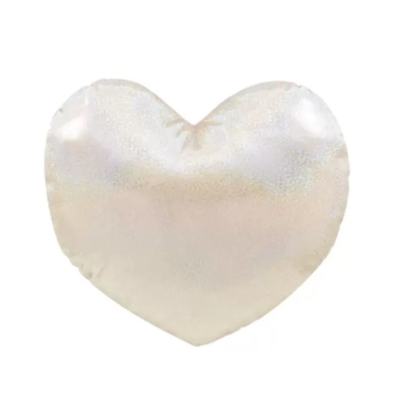 Heart Shape Sublimation Colorful Pillowcase DIY Personalized Glittery Pillow Cover