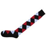 Argyle Pattern Over The Knee Socks