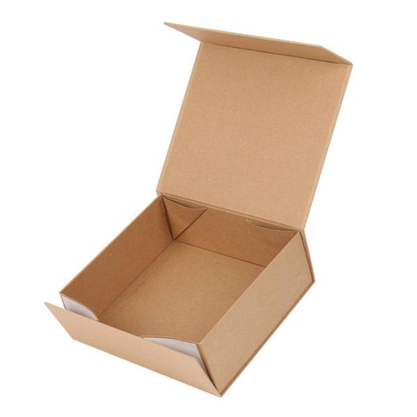 Kraft Paper Apparel Packaging Box Eco Friendly Collapsible Magnetic Gift Boxes