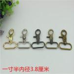 Hot sale factory price bag accessory nickel color 32 & 38 mm metal oval bolt
