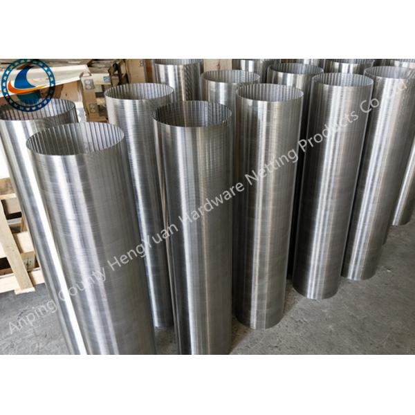 V Shaped Wire Wrapped Screen , High Filtering Accuracy SS Well Screen