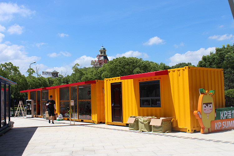 26 SQM 40ft Prefab Shipping Container Coffee Shop