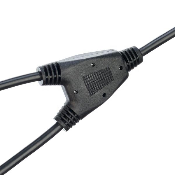 6-10A/250V Current/Voltage Rate IEC 320 C14 Male to 2*C13 Female Y Type Splitter Power Cord with C13 C14 Extension Cable