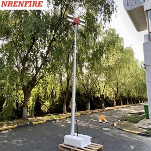 Wholesale 4x120W LED lamps mounted roof mast light 4.5m pneumatic telescopic mast, vehicle roof mount mast light tower from china suppliers
