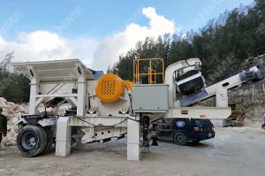 Wholesale Road Building Feeding 1200mm Mobile Crusher Station from china suppliers