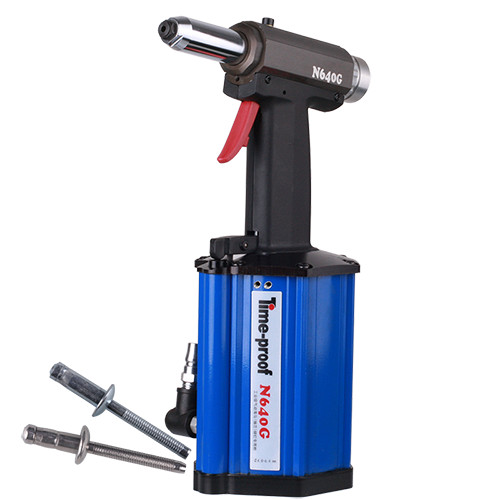 Pneumatic Hydraulic Industrial Rivet Tool For Structural Blind Rivets 4.8mm - 6.4mm