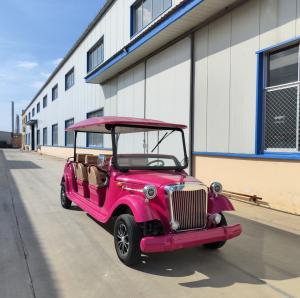 Wholesale Classic Car 8 Seats Electric Tourist Car Sightseeing Bus Three Rows Of Seats from china suppliers