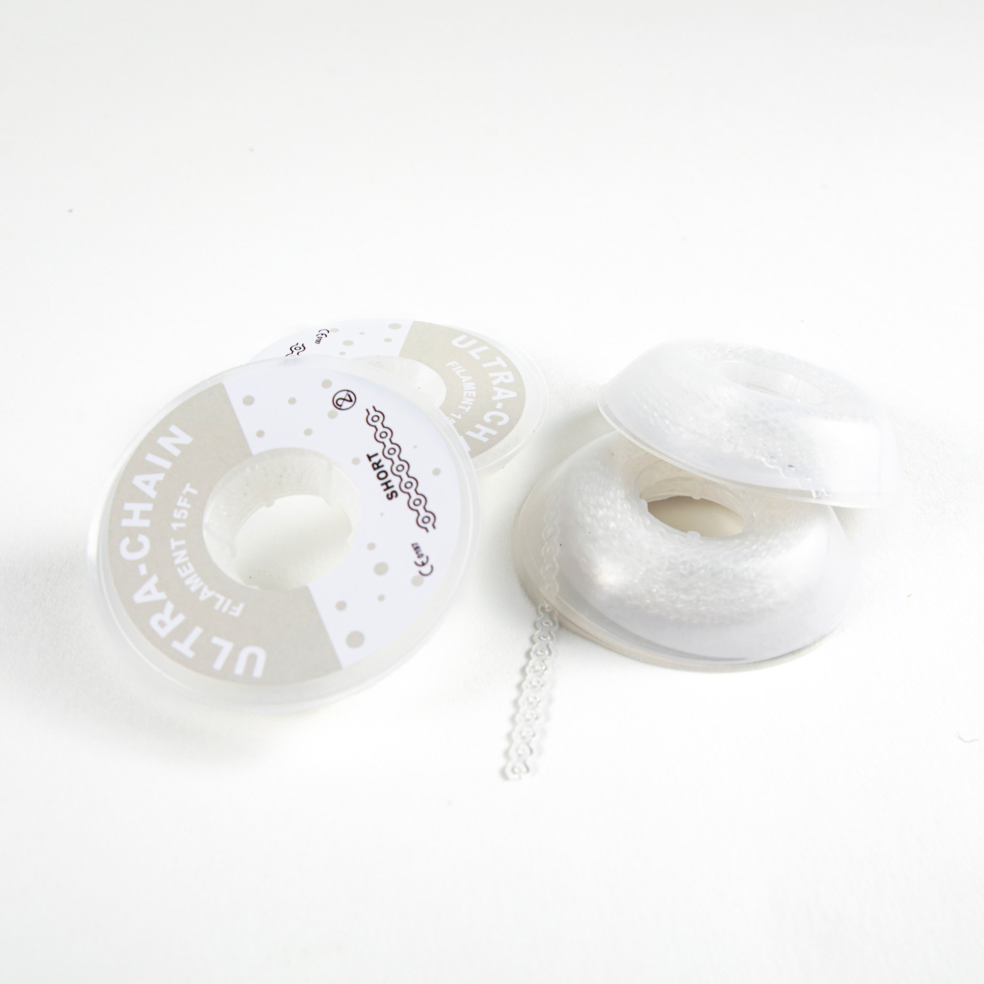 Synthetic Rubber Orthodontic Elastics Power Elastomeric Chain Medical Grade