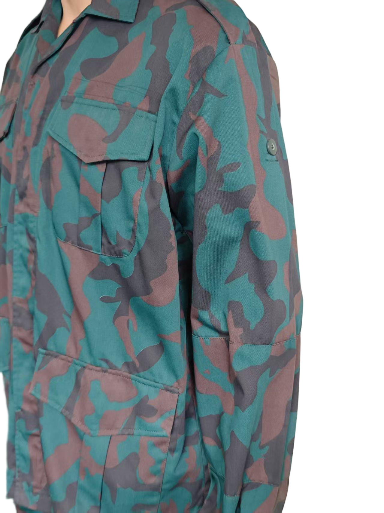 Tactical Forest Ops BDU Set Quad Pocket Jacket and Utility Straight Leg Trousers