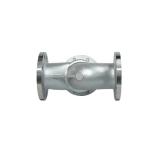 Flanged Lift Check Valve Silver Stainless Steel 304 316 316L PN16 PN25 PN40 PN64