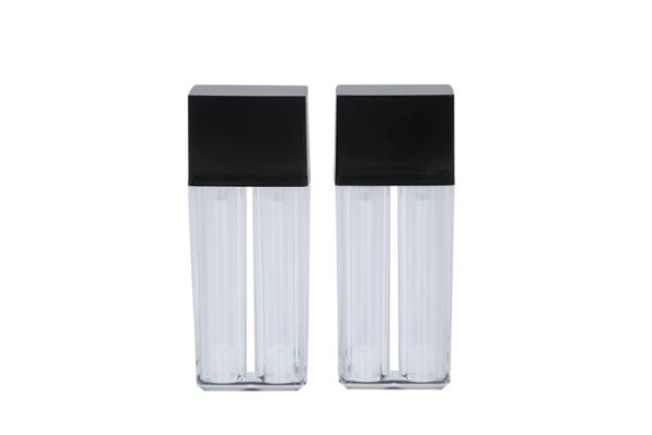 15ml+15ml Empty Airless Cream Bottle Pump Acrylic Double Chamber Wall 2 Tubes
