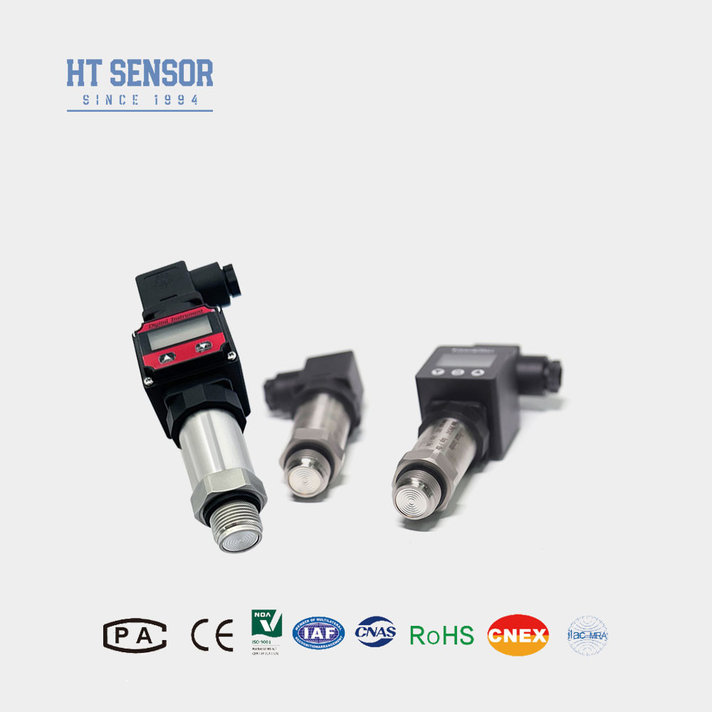 High Precision Flush Pressure Transmitter Sensor Stainless Steel Level Sensor Transducer With Dispaly