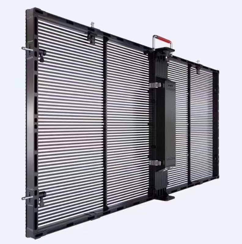 Shop Window Transparent LED Screen Digital Signage , TL10.42mm Led Glass Screen