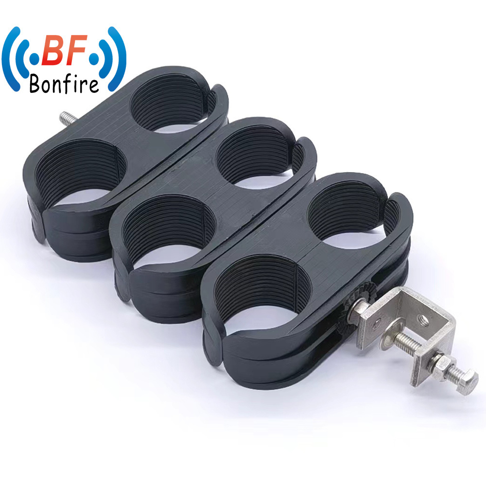 Stainless Steel Feeder Cable Clamp Power Cable Clamp for Cell Tower