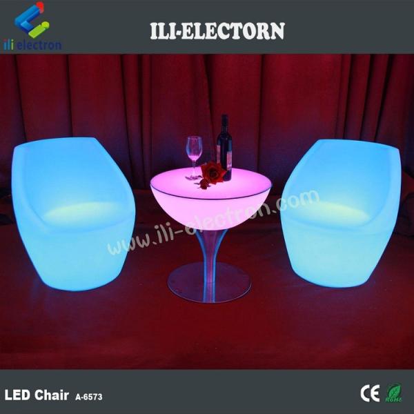 muti-color shining portable rechargeable illuminated LED party chair