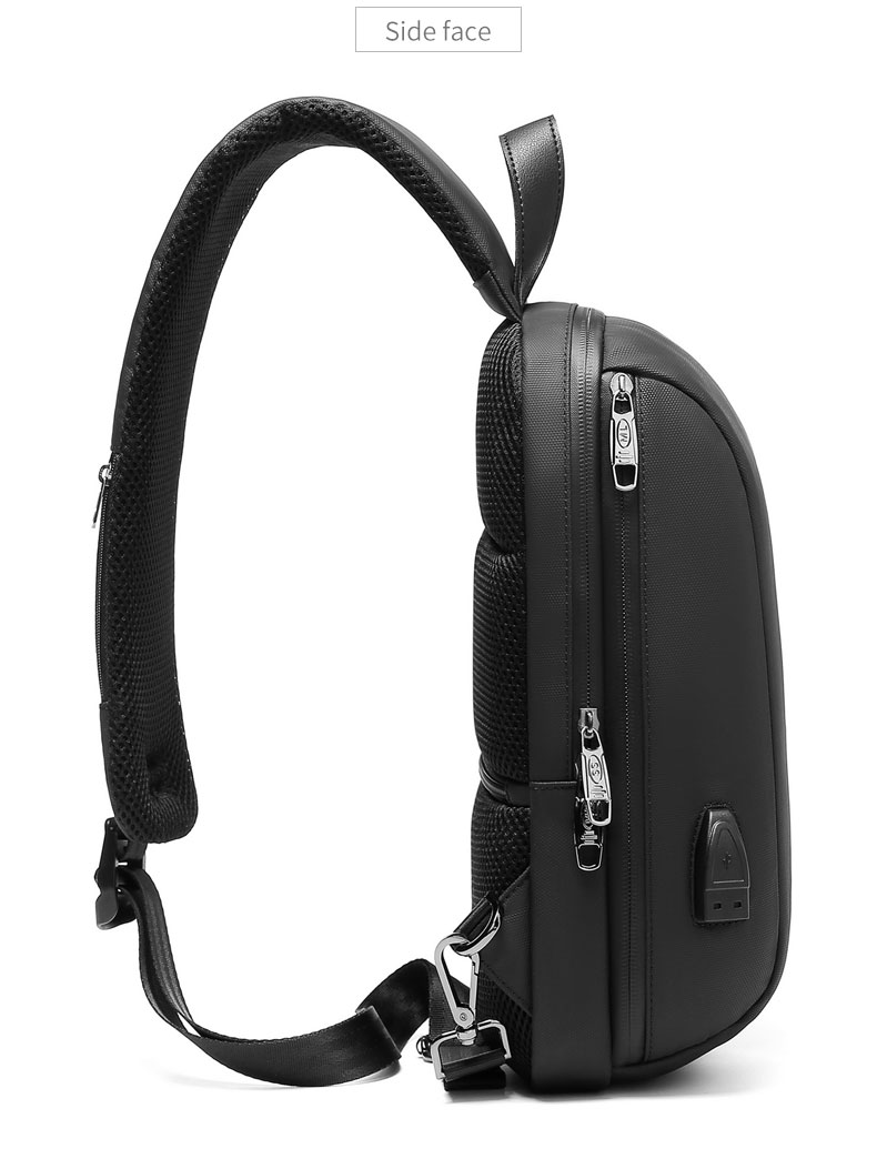 Wholesale customized logo fashion Men Sling Bag Luxury Mini chest Crossbody Bag Small Messenger Bag Crossbody For Men