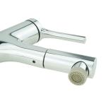 Pull Down Sprayer 1.6KGS 196mm Wash Basin Faucet